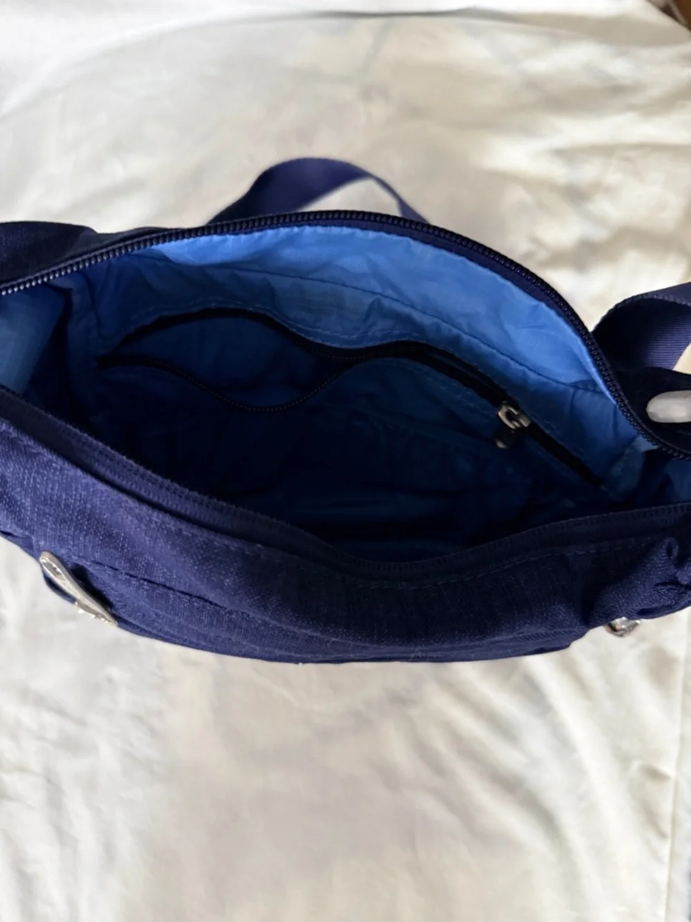 eBag Navy Crossbody Shoulder Bag - Adjustable Strap - Picture 3 of 6